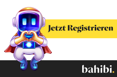 Registrierung bei Bahibi mit moderner Benutzeroberfläche